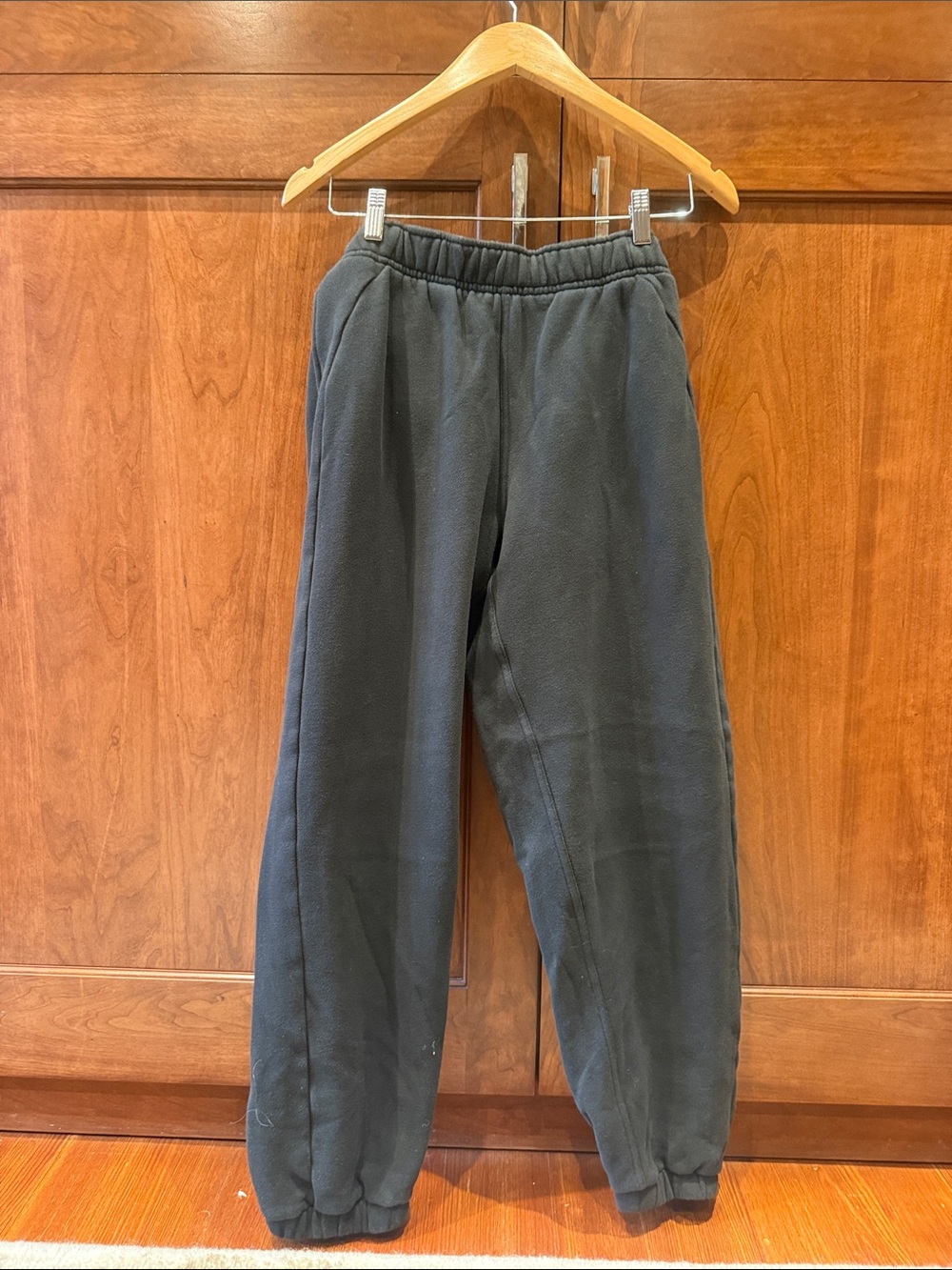 Womens Black Fleece Jogger Pants - lululemon